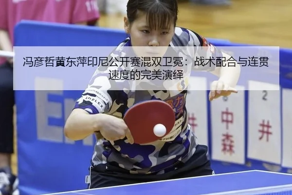 冯彦哲黄东萍印尼公开赛混双卫冕：战术配合与连贯速度的完美演绎